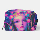 Neon Alien Goddess Waschbeutel (Rückseite)