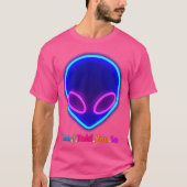 Neon Alien Head T-Shirt (Vorderseite)
