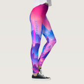 Neon Alien Planet Leggings | Aktivkleidung (Rechts)