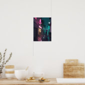 Neon-Allee Poster (Küche)