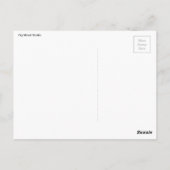 Neon Alligator Gumbo Postkarte (Rückseite)