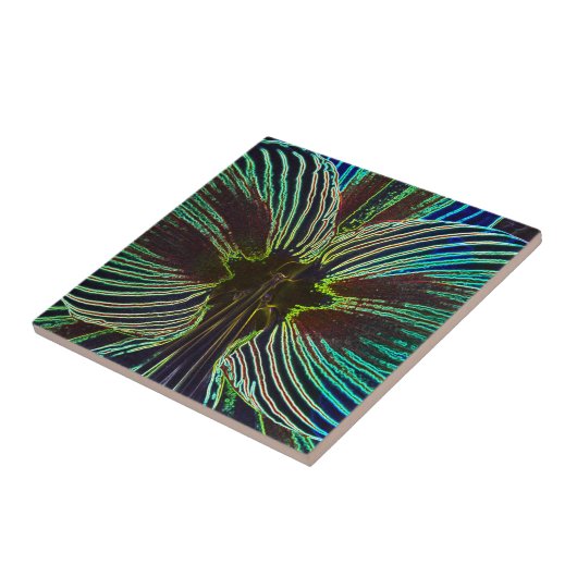 Neon Amaryllis Fliese (Seite)