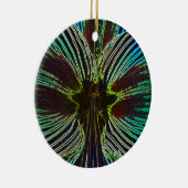 Neon Amaryllis Keramik Ornament (Rechts)