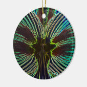 Neon Amaryllis Keramik Ornament (Links)