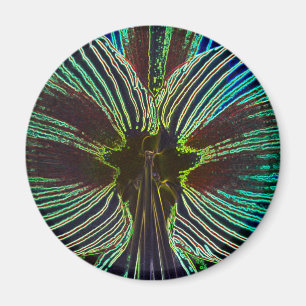 Neon Amaryllis Magnet