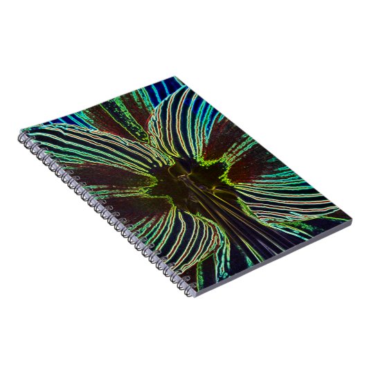 Neon Amaryllis Notizblock (Rechte Seite)