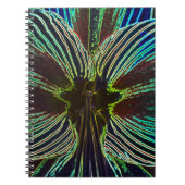 Neon Amaryllis Notizblock (Vorderseite)