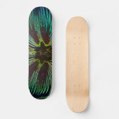 Neon Amaryllis Skateboard (Vorderseite)