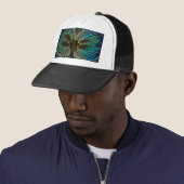 Neon Amaryllis Truckerkappe (Beispiel)