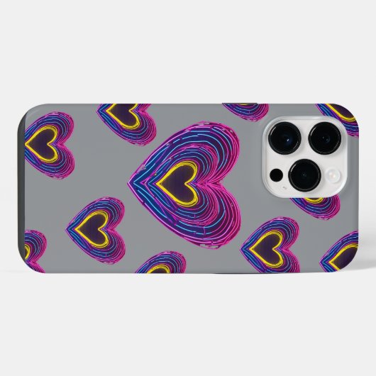 Neon Anatomical Heart iPhone / iPad case Hülle (Rückseite (Horizontal))