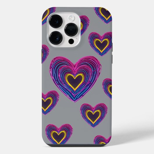 Neon Anatomical Heart iPhone / iPad case iPhone Hülle (Rückseite)