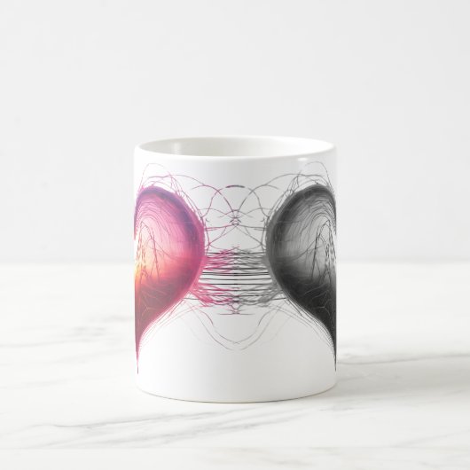 Neon Anatomical Heart iPhone / iPad case Kaffeetasse (Mittel)