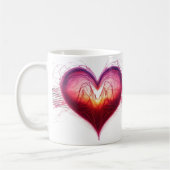 Neon Anatomical Heart iPhone / iPad case Kaffeetasse (Links)