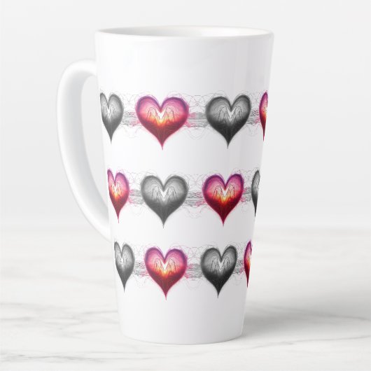 Neon Anatomical Heart iPhone / iPad case Milchtasse (Linke Ecke)