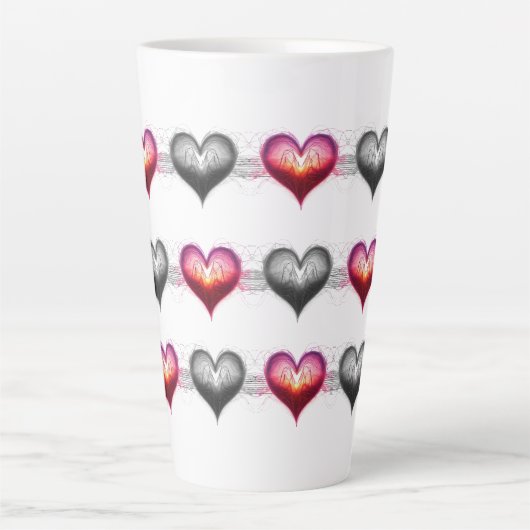 Neon Anatomical Heart iPhone / iPad case Milchtasse (Vorderseite)