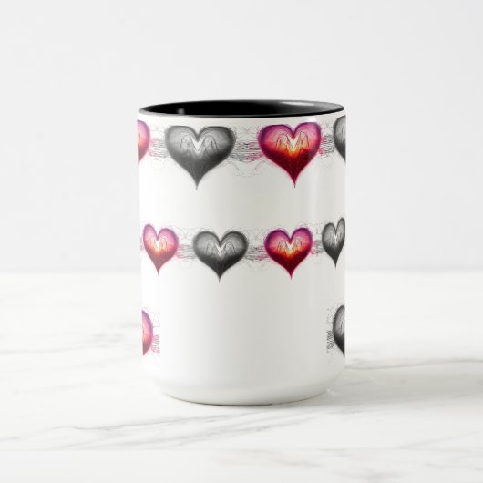 Neon Anatomical Heart iPhone / iPad case Tasse (Zentrum)