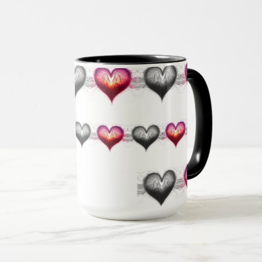 Neon Anatomical Heart iPhone / iPad case Tasse (VorderseiteRechts)