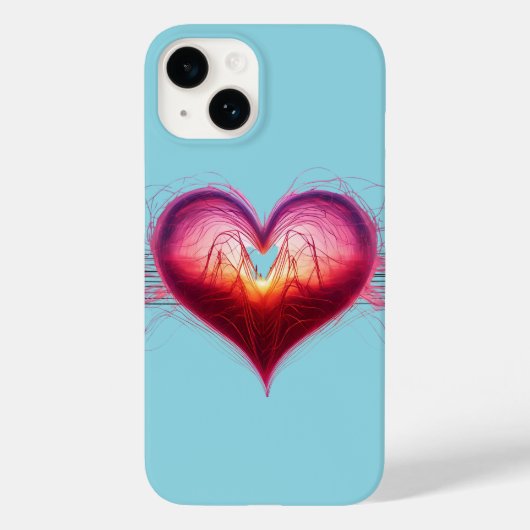 Neon Anatomical Heart iPhone / iPad Gehäuse Case-Mate iPhone Hülle (Rückseite)