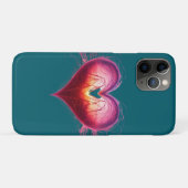 Neon Anatomisches Herz iPhone / iPad-Hülle Case-Mate iPhone Hülle (Rückseite (Horizontal))