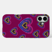 Neon Anatomisches Herz iPhone / iPad-Hülle Case-Mate iPhone Hülle (Rückseite (Horizontal))