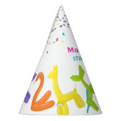 Neon Animals Balloons Party Hat Partyhütchen (Links)