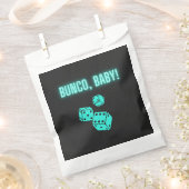 Neon Aqua Bunco Baby Geschenktütchen (Ausgeschnitten)