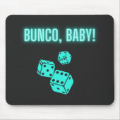 Neon Aqua Bunco Baby Mousepad (Vorne)