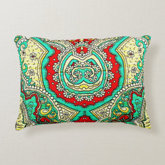 Neon arabesque Ornament: 80er Stil. Dekokissen