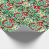 Neon arabesque Ornament: 80er Stil. Geschenkpapier (Ecke)