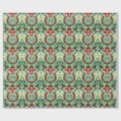 Neon arabesque Ornament: 80er Stil. Geschenkpapier (Flach)