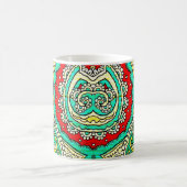 Neon arabesque Ornament: 80er Stil. Kaffeetasse (Mittel)