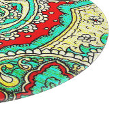 Neon arabesque Ornament: 80er Stil. Schneidebrett (Ecke)