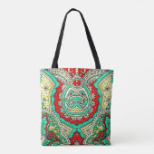 Neon arabesque Ornament: 80er Stil. Tasche (Rückseite)