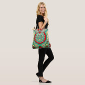 Neon arabesque Ornament: 80er Stil. Tasche (Am Model)