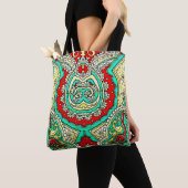 Neon arabesque Ornament: 80er Stil. Tasche (Von Nahem)