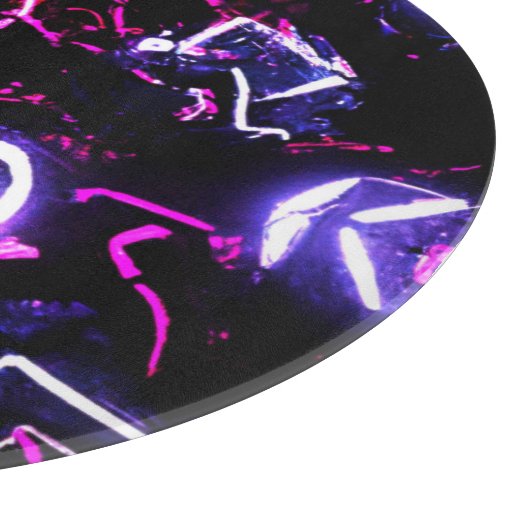 Neon Art Design. Jetzt kaufen Schneidebrett (Ecke)