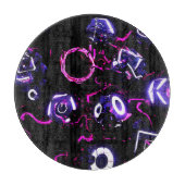 Neon Art Design. Jetzt kaufen Schneidebrett (Vorderseite)