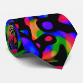 Neon Art Krawatte (Gerollt)