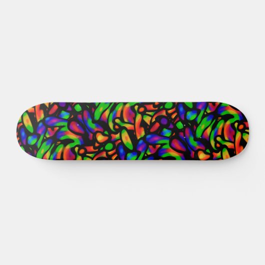 Neon Art Skateboard (Horizontal)
