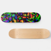 Neon Art Skateboard (Horizontal)