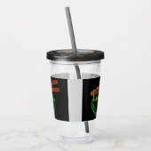 Neon Asian Noodle Bowl Acryltrinkbecher (Links)