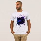 Neon Astronaut Galaxy Mist T-Shirt (Vorne ganz)