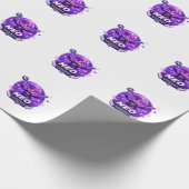 Neon ATOMIVRA Geschenkpapier (Ecke)