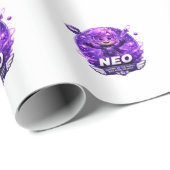 Neon ATOMIVRA Geschenkpapier (Rolleneckpunkt)