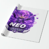Neon ATOMIVRA Geschenkpapier (Ungerollt)