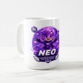 Neon ATOMIVRA Kaffeetasse (Vorderseite Links)