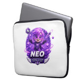 Neon ATOMIVRA Laptopschutzhülle (Vorderseite Links)