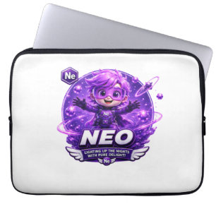 Neon ATOMIVRA Laptopschutzhülle