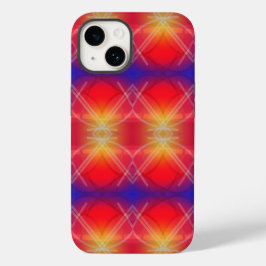 Neon Attractions Layered Abstract Design Case-Mate iPhone 14 Hülle