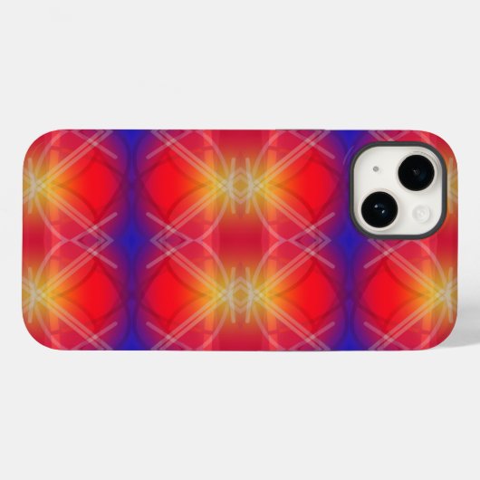 Neon Attractions Layered Abstract Design Case-Mate iPhone Hülle (Rückseite (Horizontal))